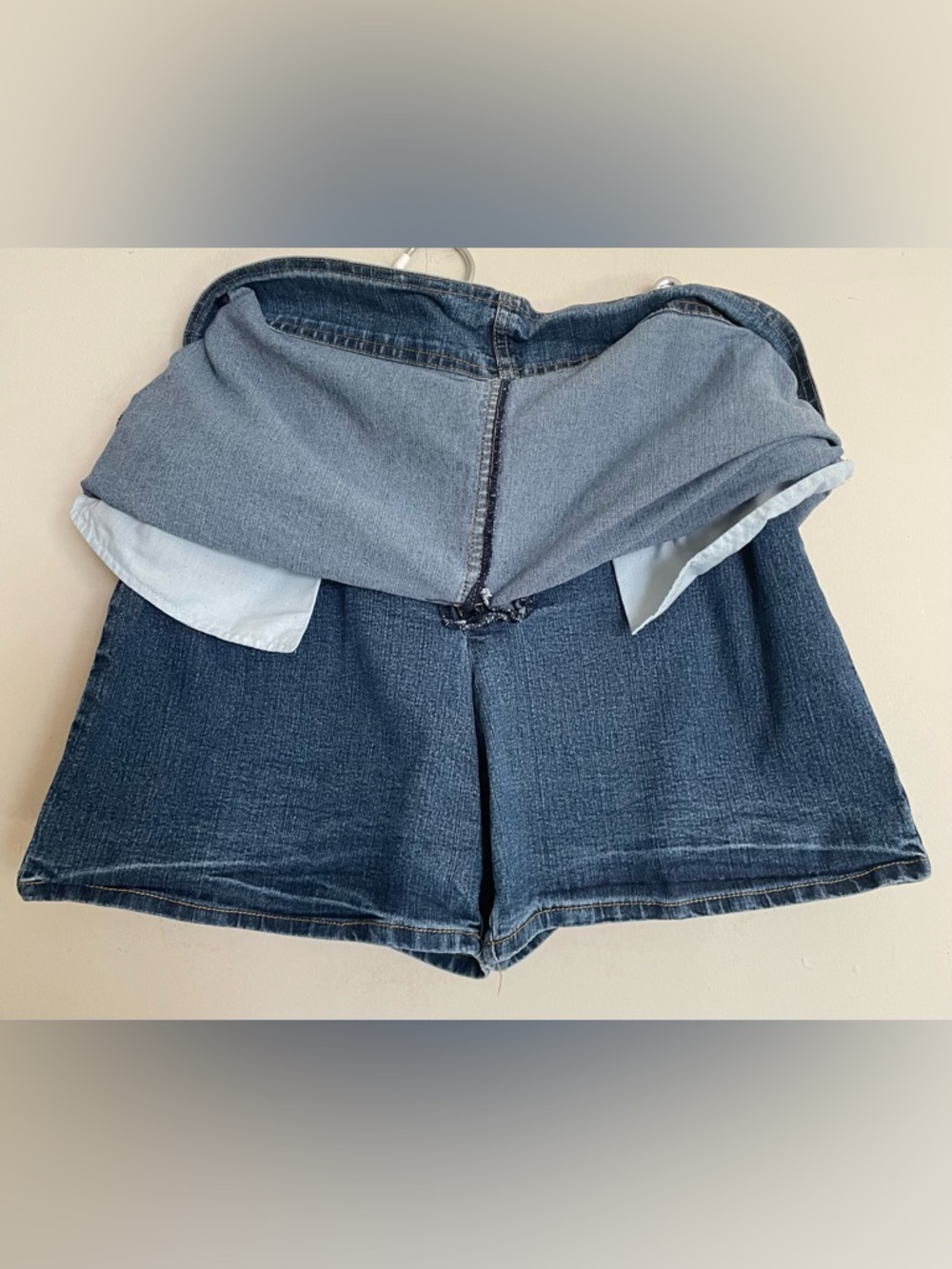 St. John’s Bay Blue Denim Skort - Picture 3 of 5